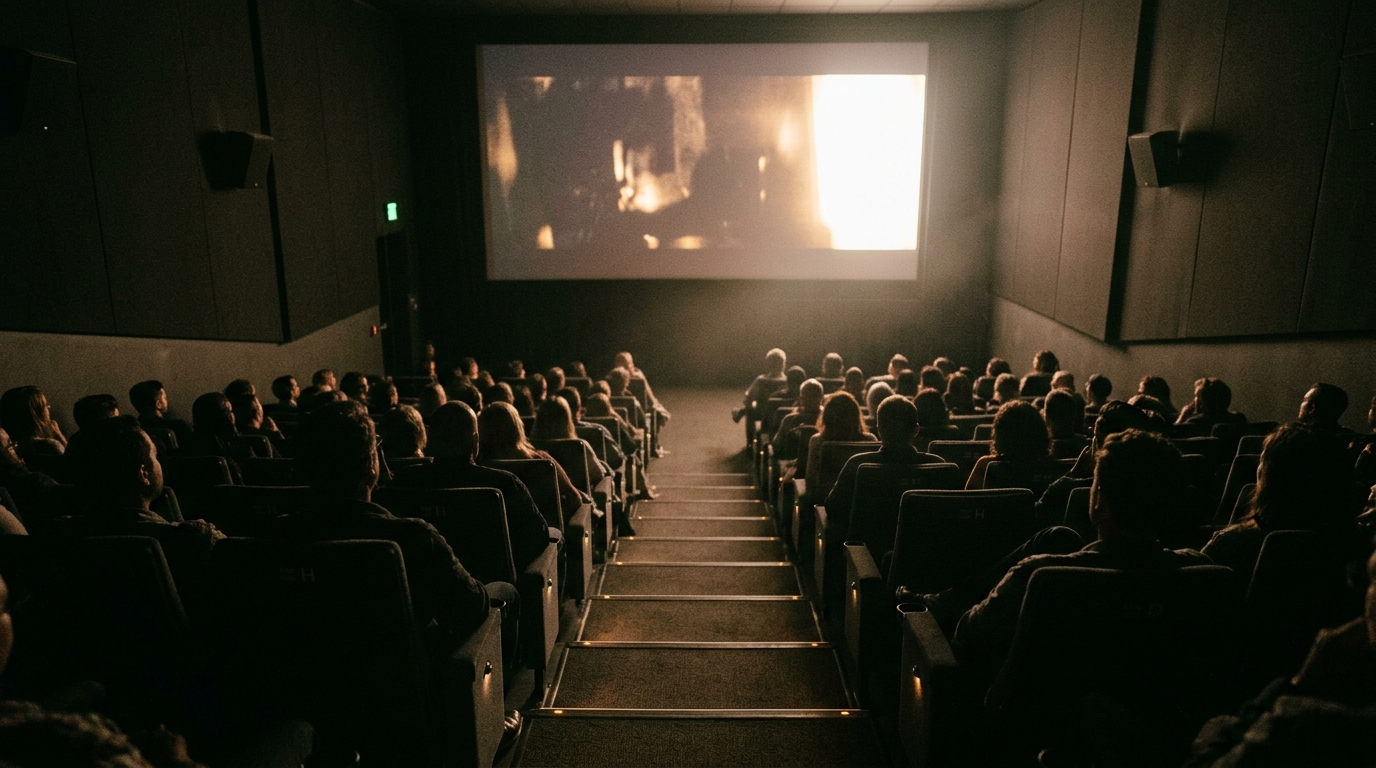 Audience attending an independent film screening in Burbank