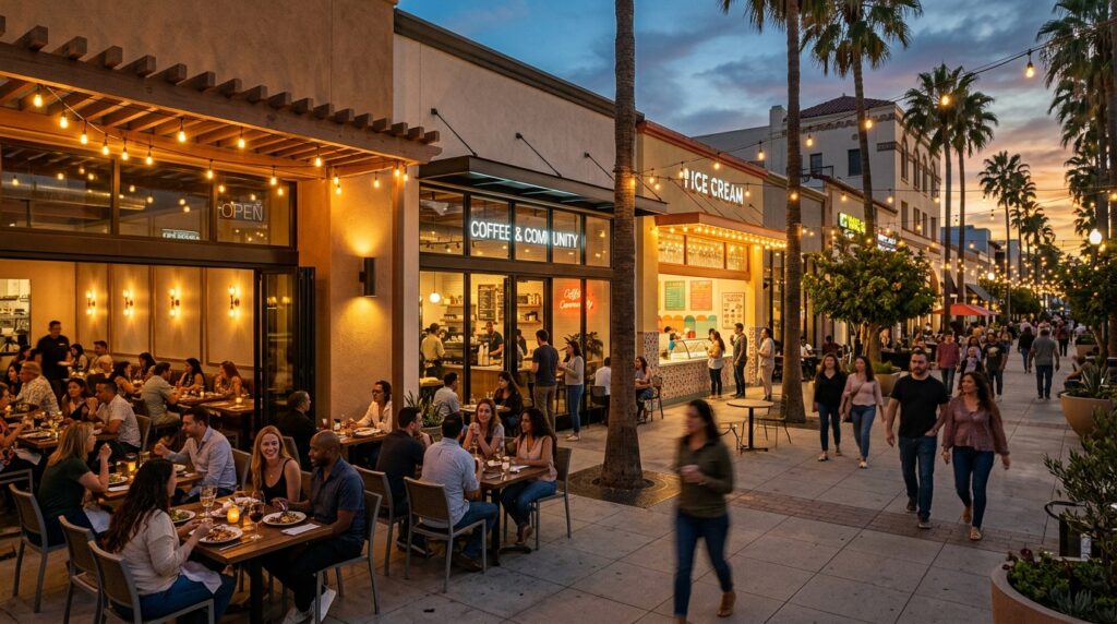 New restaurants and cafés attracting diners in Downtown Burbank