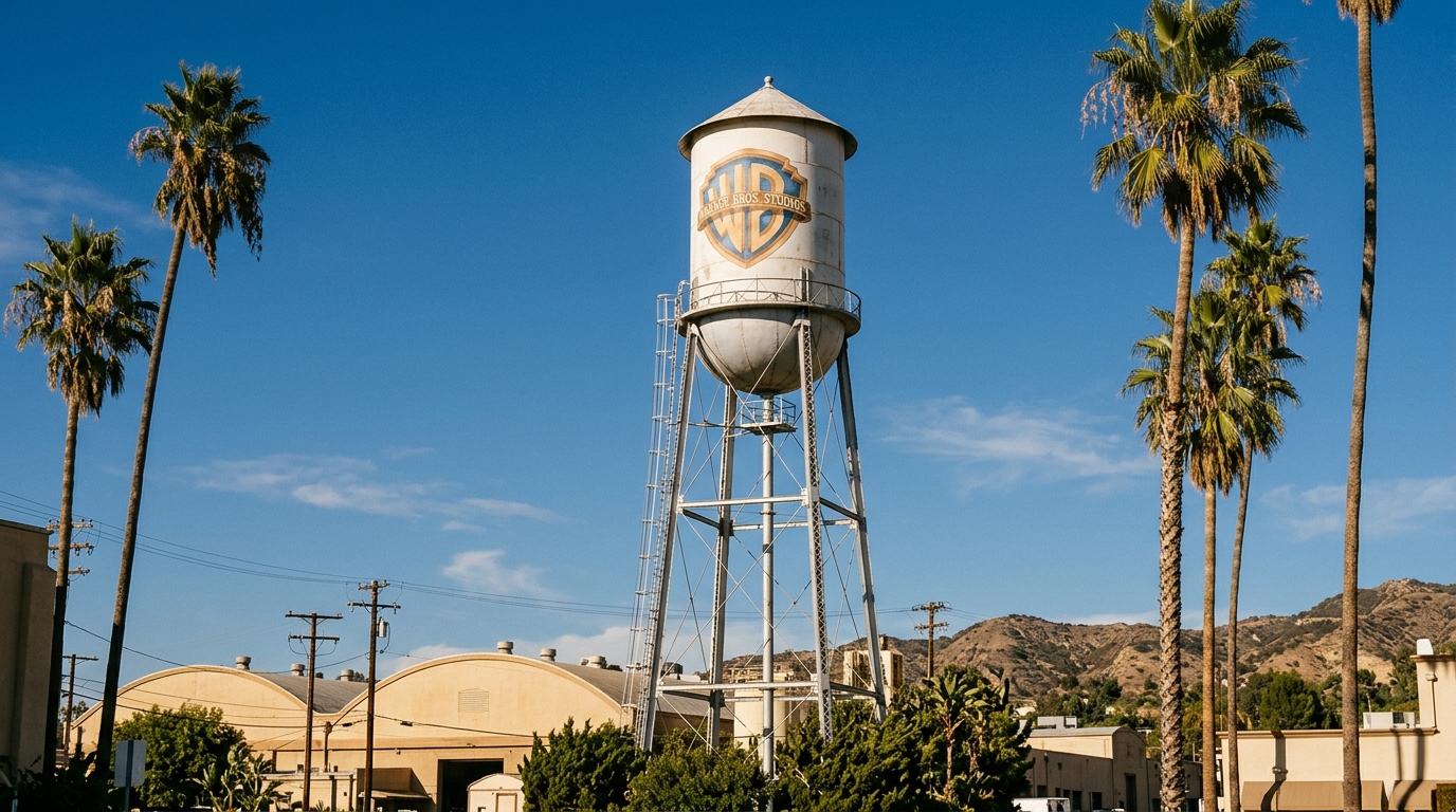Studio water tower in Burbank California